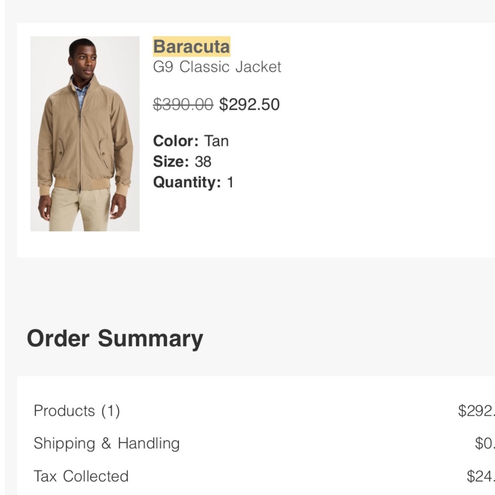 Baracuta G9 Classic Jacket - Picture 2 of 2